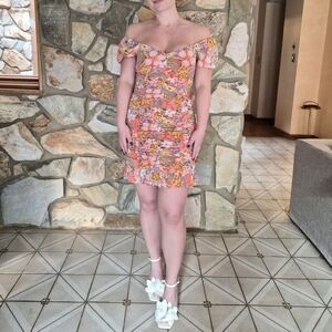 Floral Off-Shoulder Dress